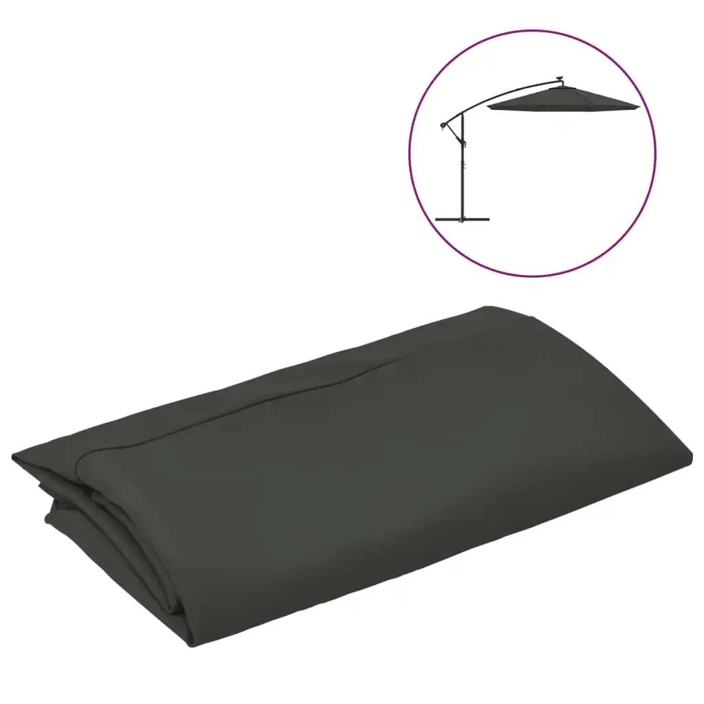 Replacement Fabric for Cantilever Umbrella Anthracite 300 cm 313805