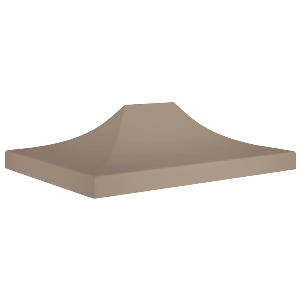 Party Tent Roof 4.5x3 m Taupe 270 g/mÃ‚Â² 315369