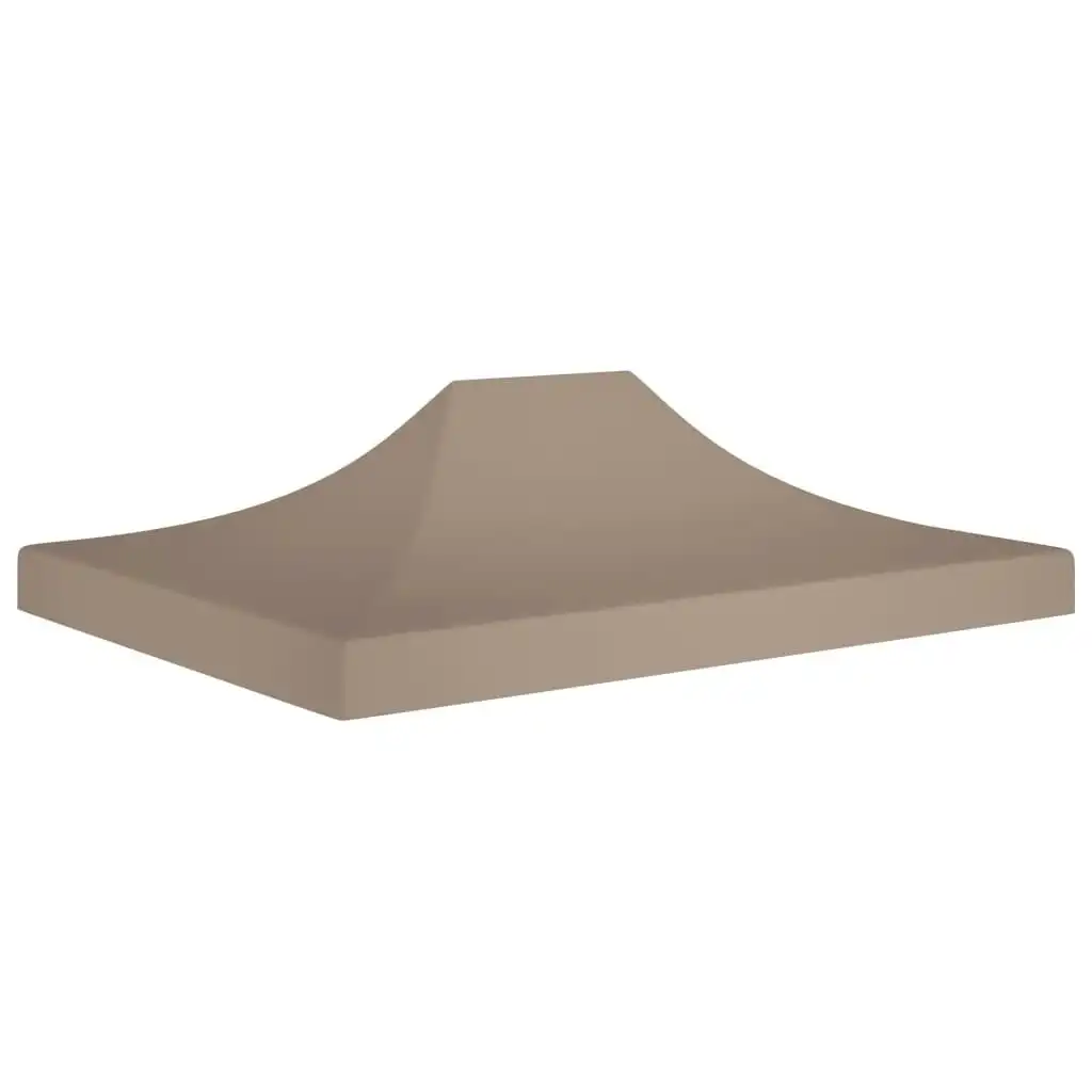 Party Tent Roof 4.5x3 m Taupe 270 g/mÃ‚Â² 315369