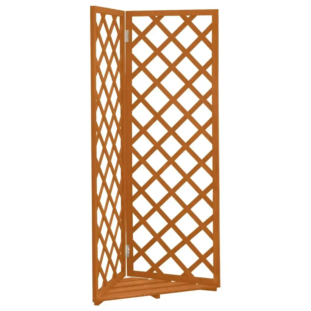 Corner Trellis Orange 50x50x145 cm Solid Firwood 314832