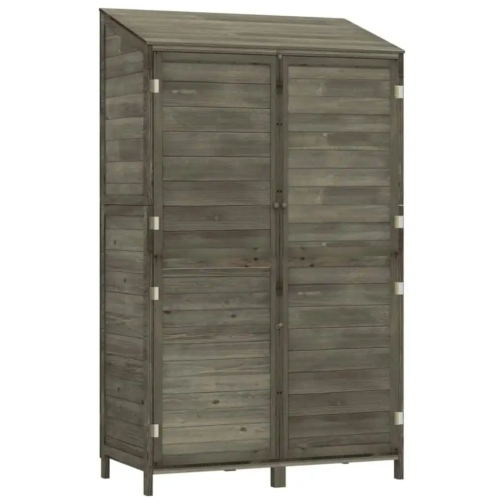 Garden Shed Anthracite 102x52x174.5 cm Solid Wood Fir 152192