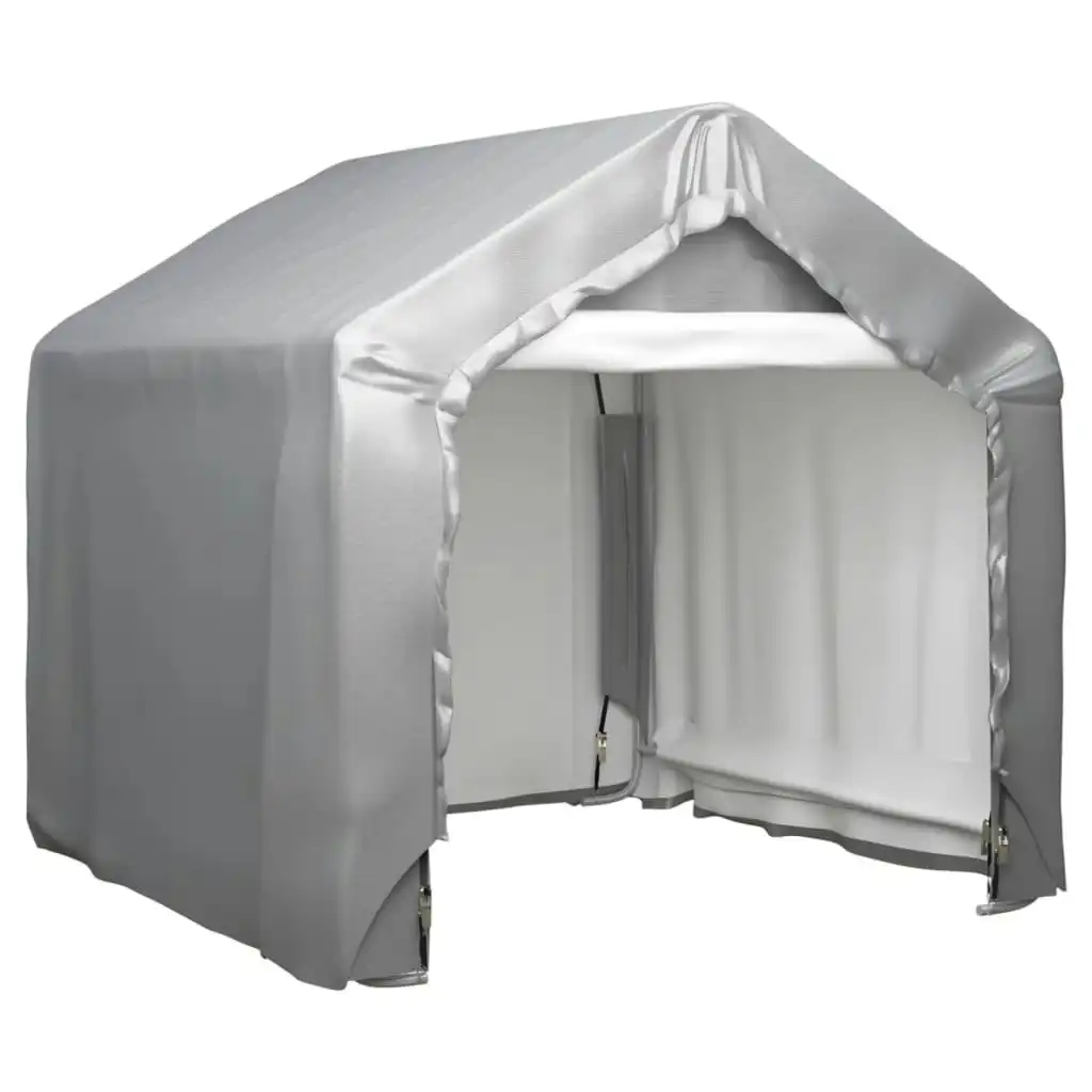 Storage Tent Grey 180x180 cm Galvanised Steel 148633