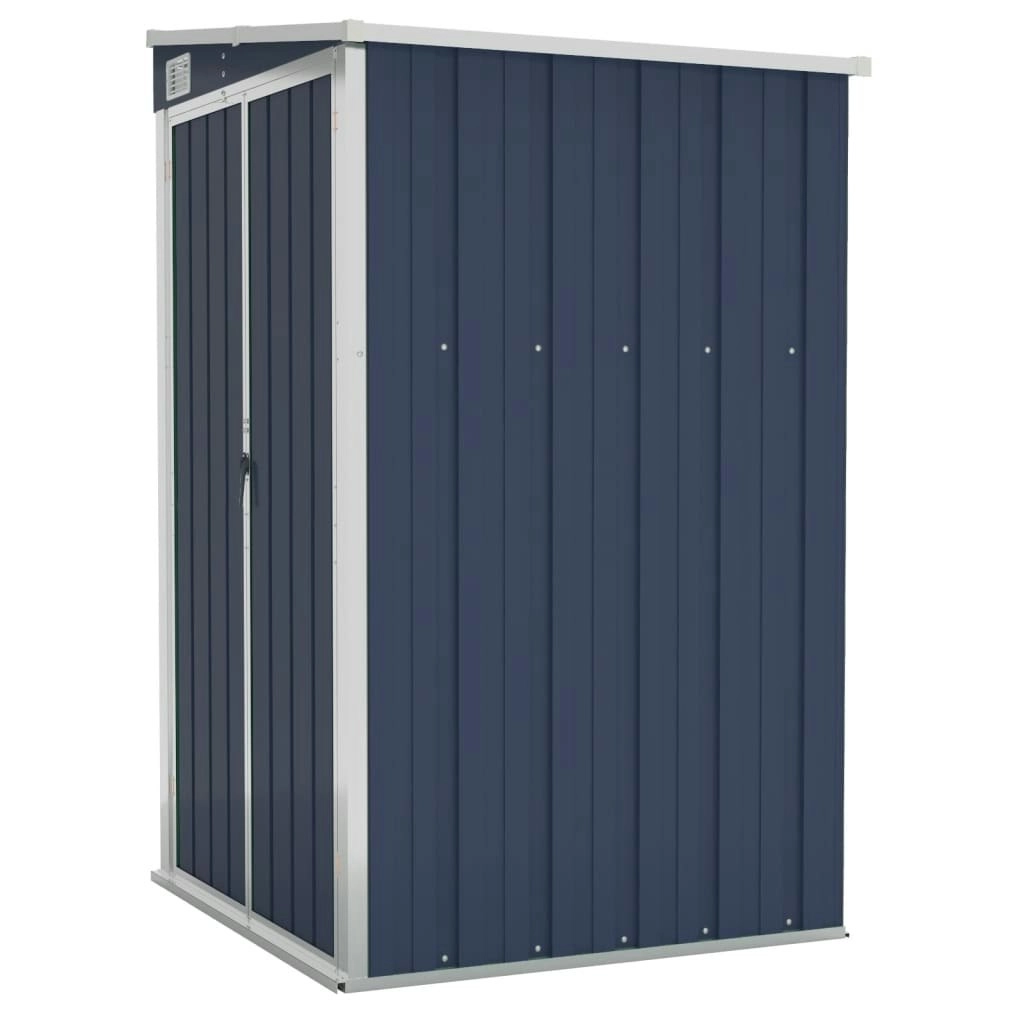 Wall-mounted Garden Shed Anthracite 118x100x178 cm Steel 316219