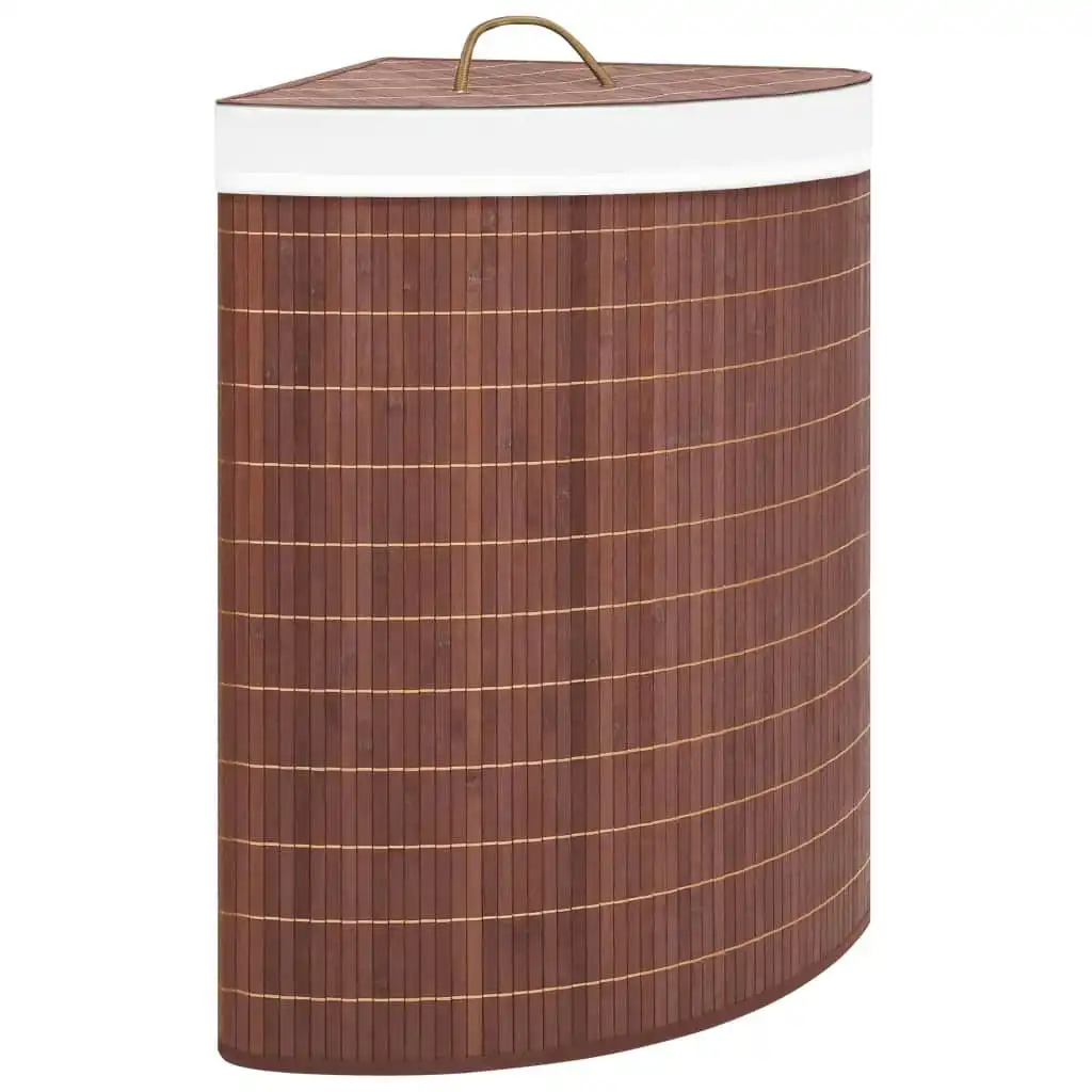 Bamboo Corner Laundry Basket Brown 60 L 320760