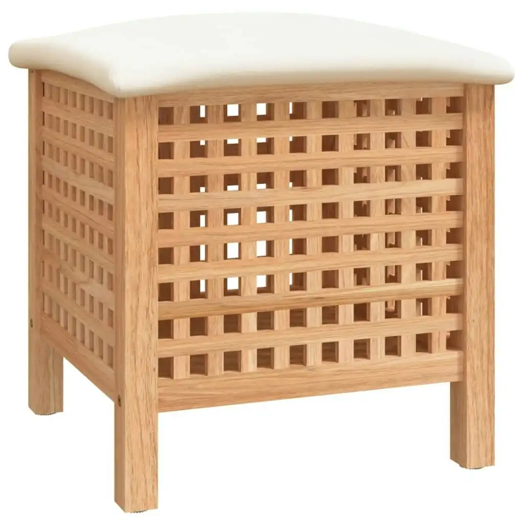 Bathroom Stool 48x47.5x52 cm Solid Wood Walnut 350350