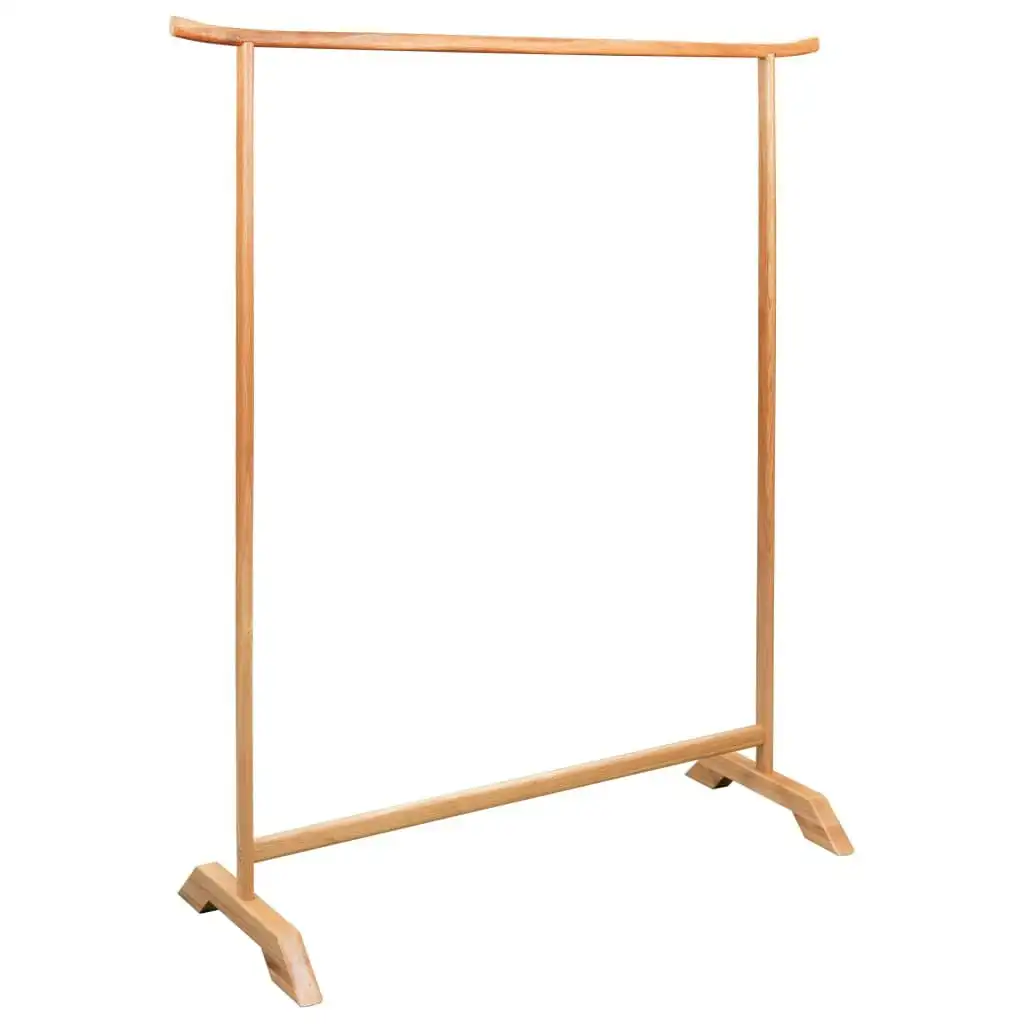 Clothes Rack 125x150 cm Solid Oak Wood 247046