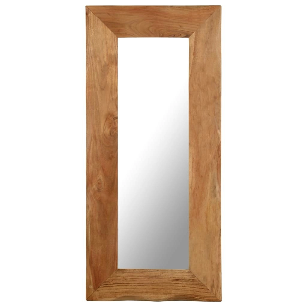 Cosmetic Mirror 50x110 cm Solid Acacia Wood 246269