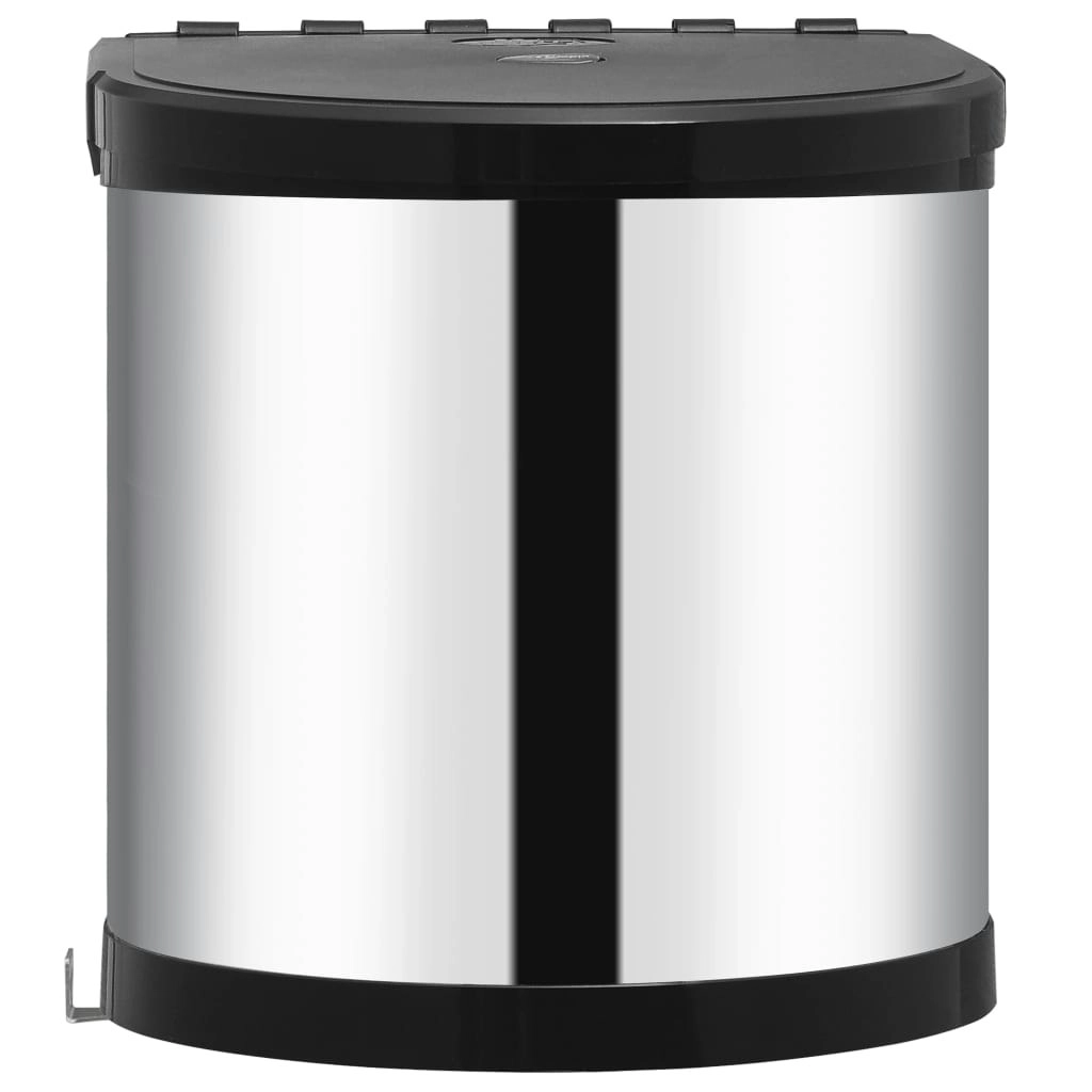 Kitchen Built-in Dust Bin Stainless Steel 8 L 51171