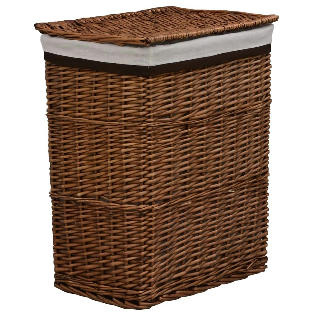 Laundry Basket Brown Willow 286979