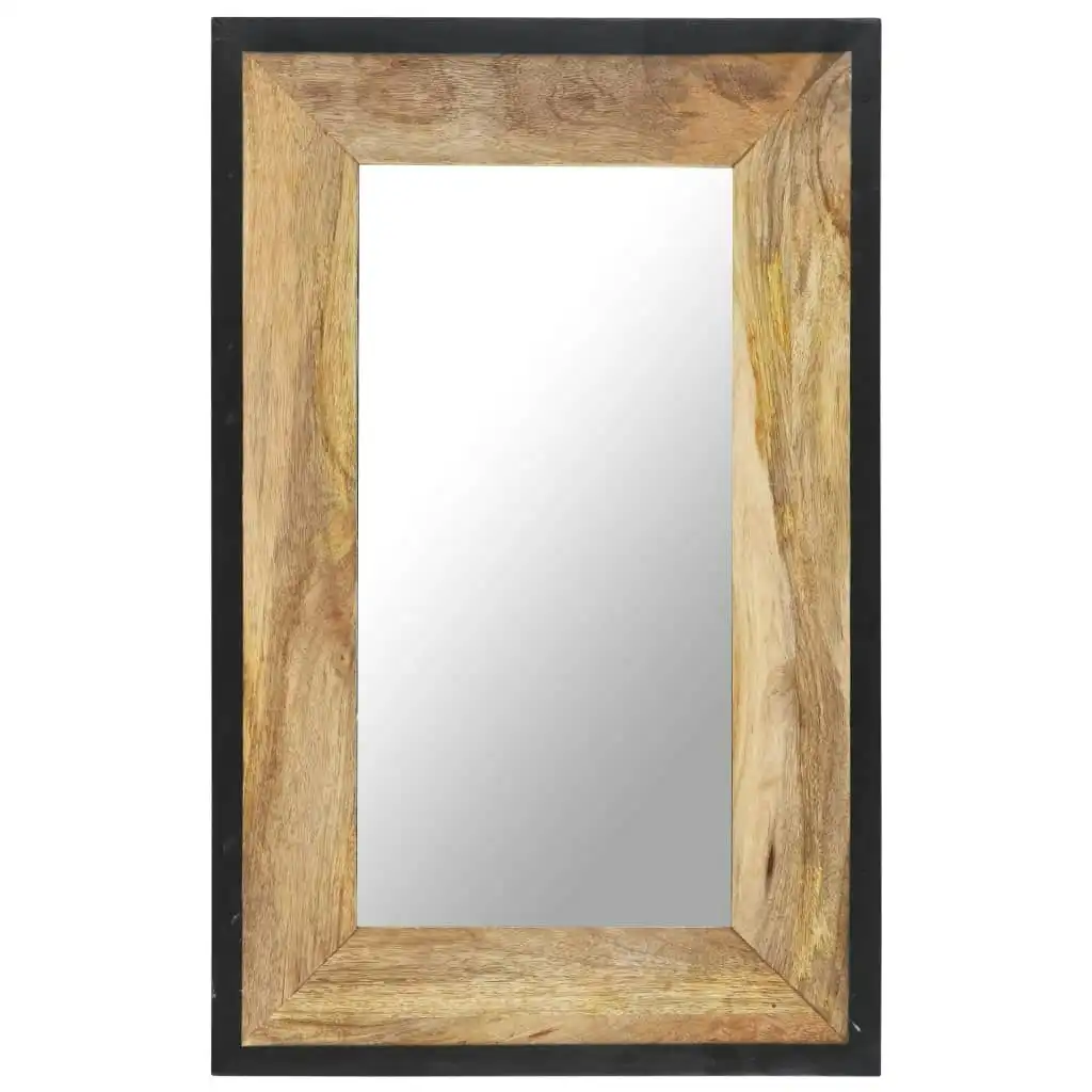 Mirror 80x50 cm Solid Mango Wood 321630