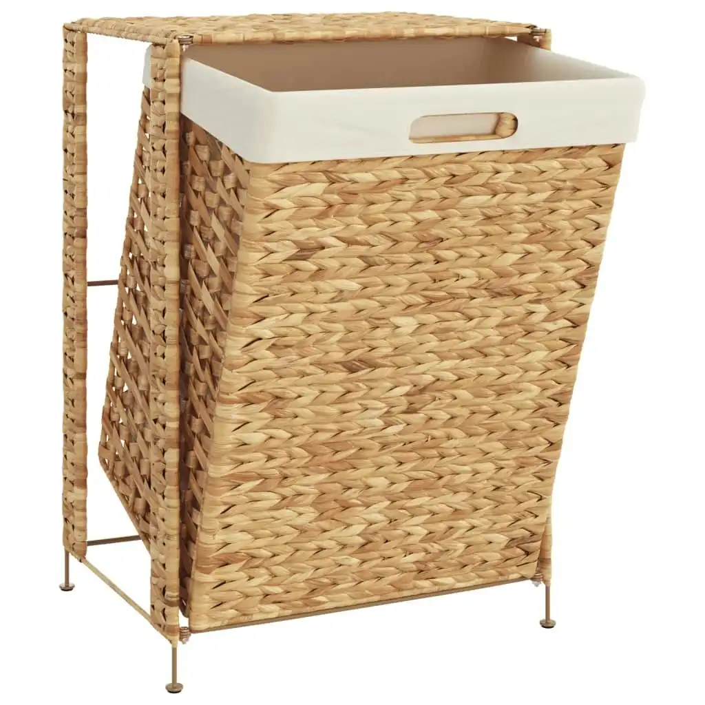 Laundry Basket 44x34x64 cm Water Hyacinth 355186