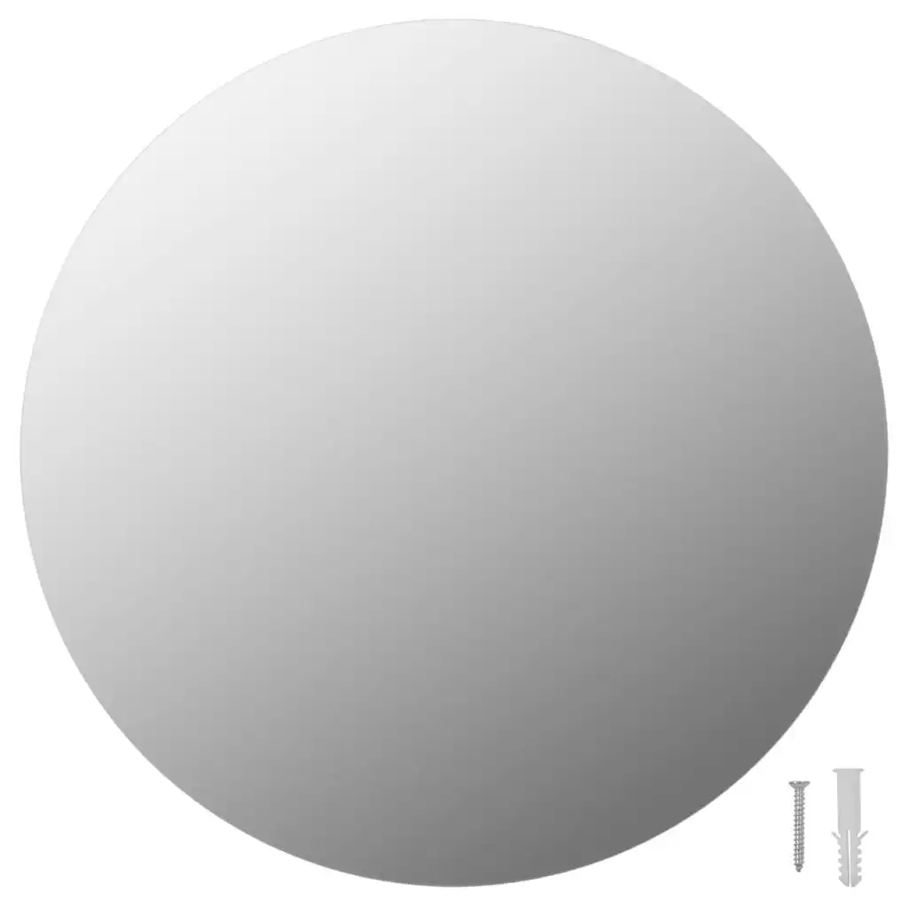 Wall Mirror 40 cm Round Glass 245702