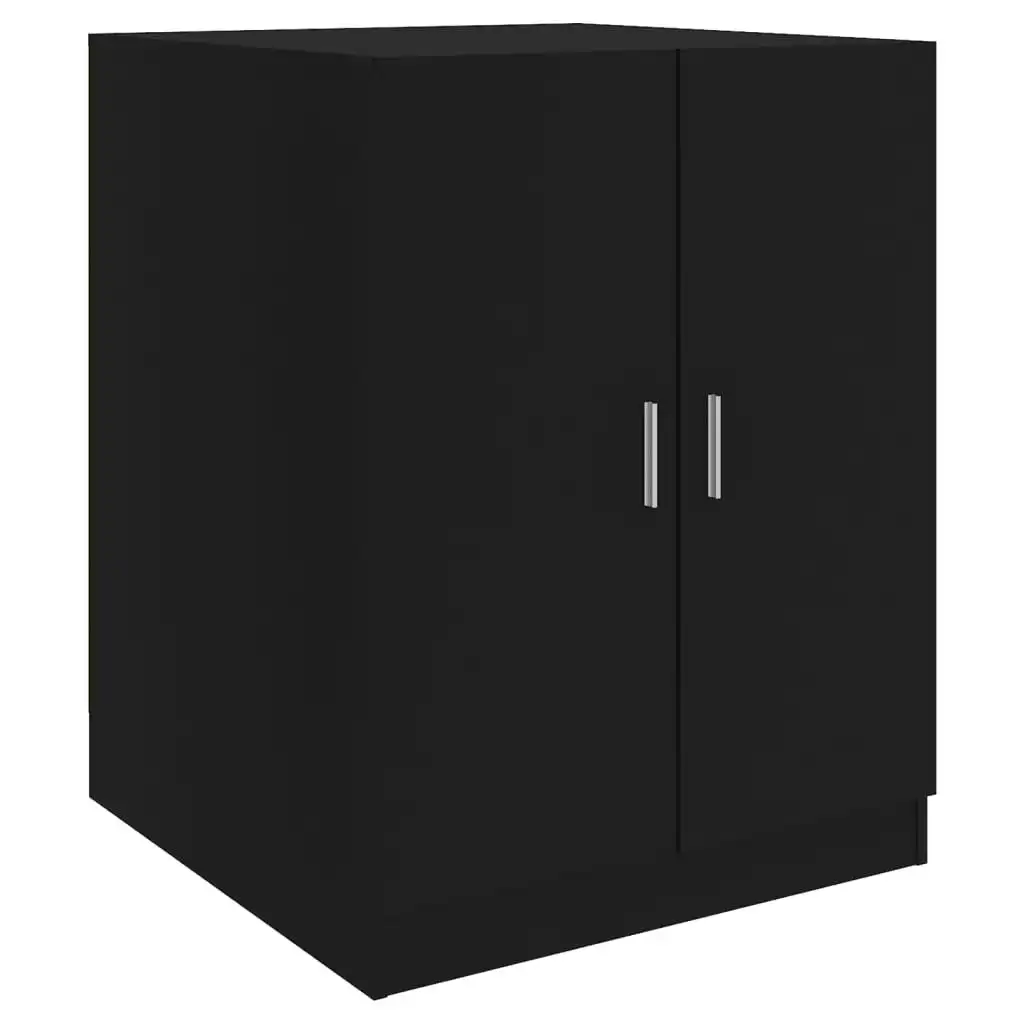 Washing Machine Cabinet Black 71x71.5x91.5 cm 808396