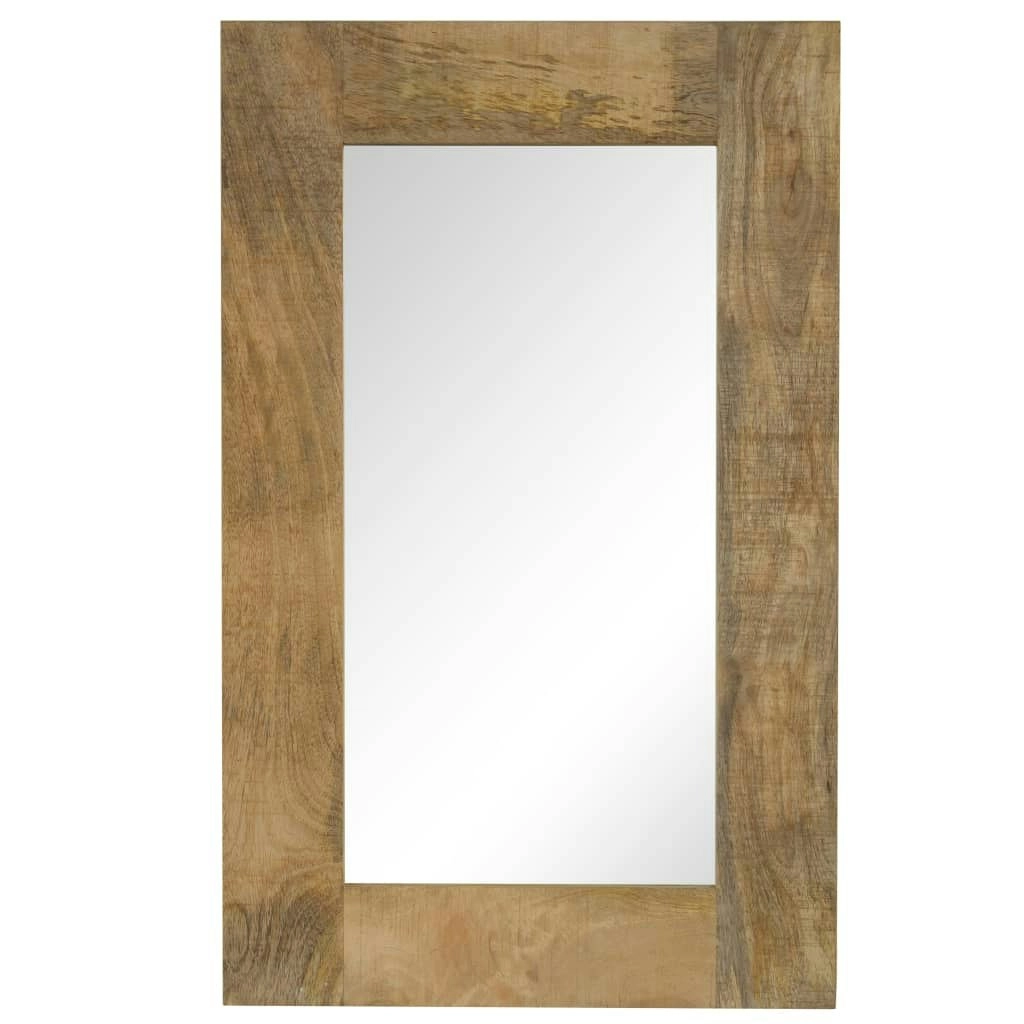 Mirror Solid Mango Wood 50x80 cm 246302