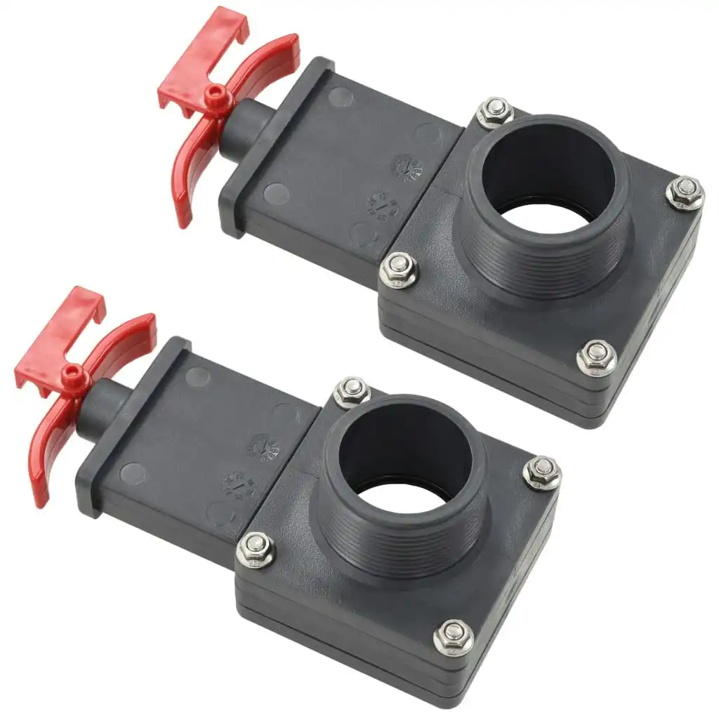 Pool Gate Valve 2 pcs 1.5" 91745