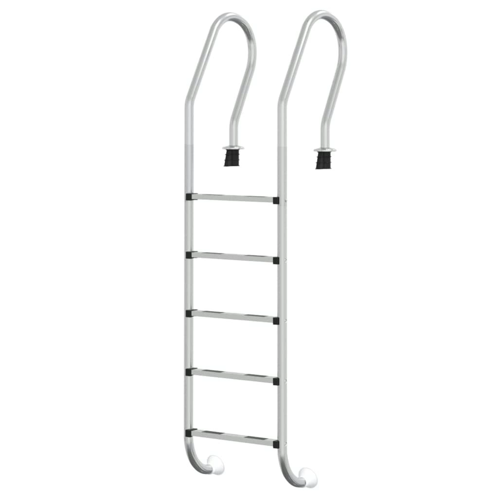 Pool Ladder 54x38x211 cm 304 Stainless Steel 93457