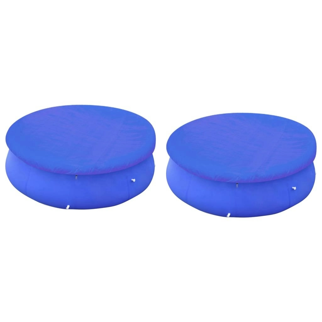 Pool Covers 2 pcs for 360-367 cm Round Above-Ground Pools 3082799