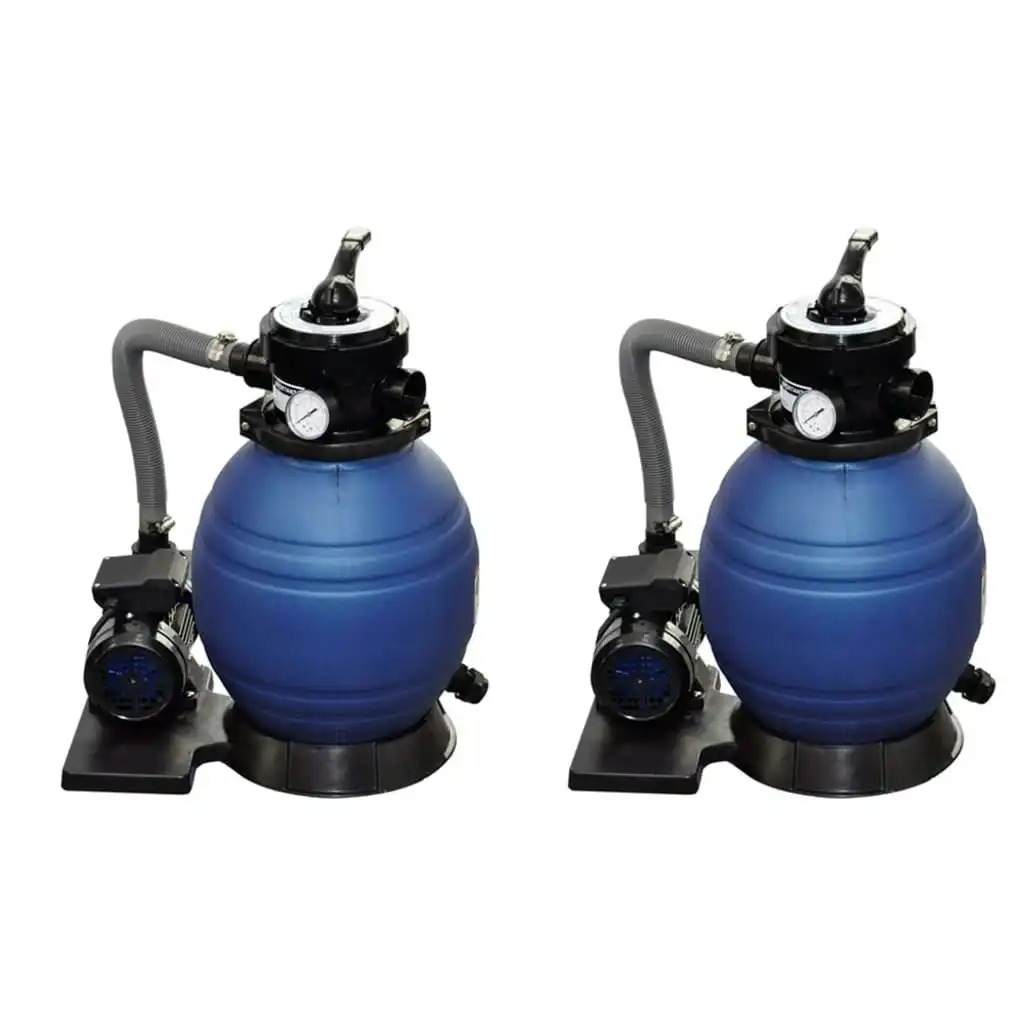 Sand Filter Pumps 2pcs 400 W 11000 l/h 277089