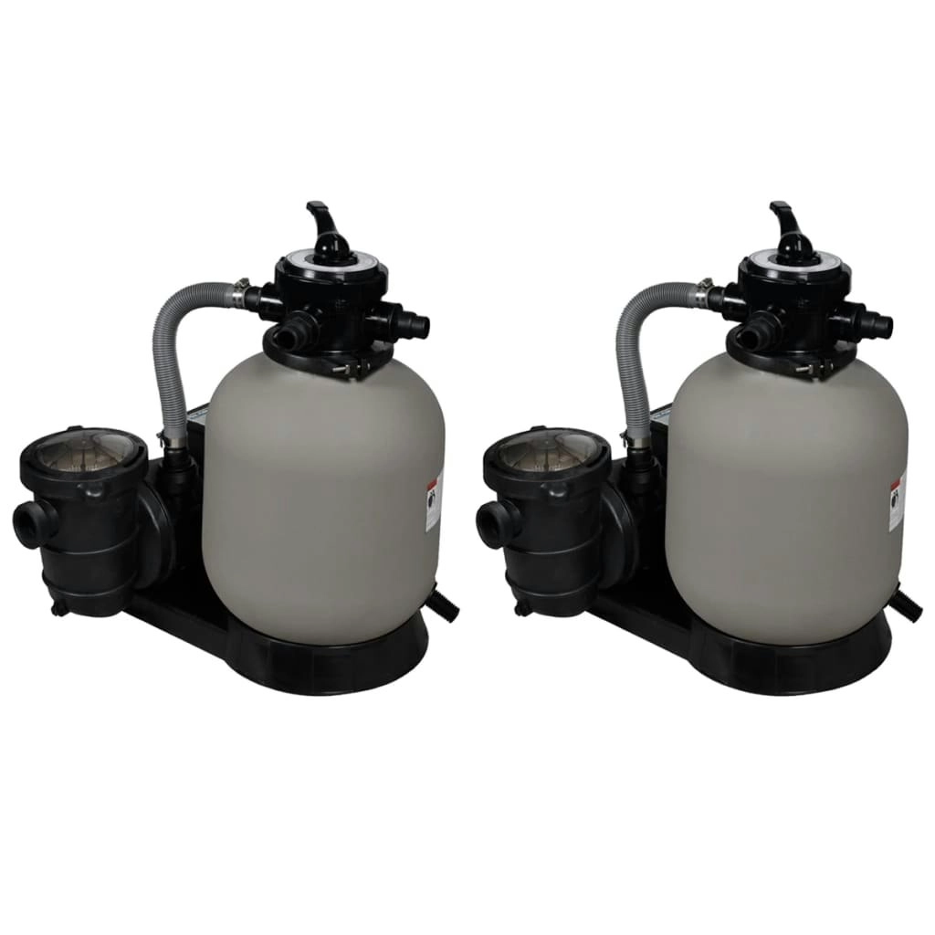 Sand Filter Pumps 2 pcs 600 W 17000 l/h 277090