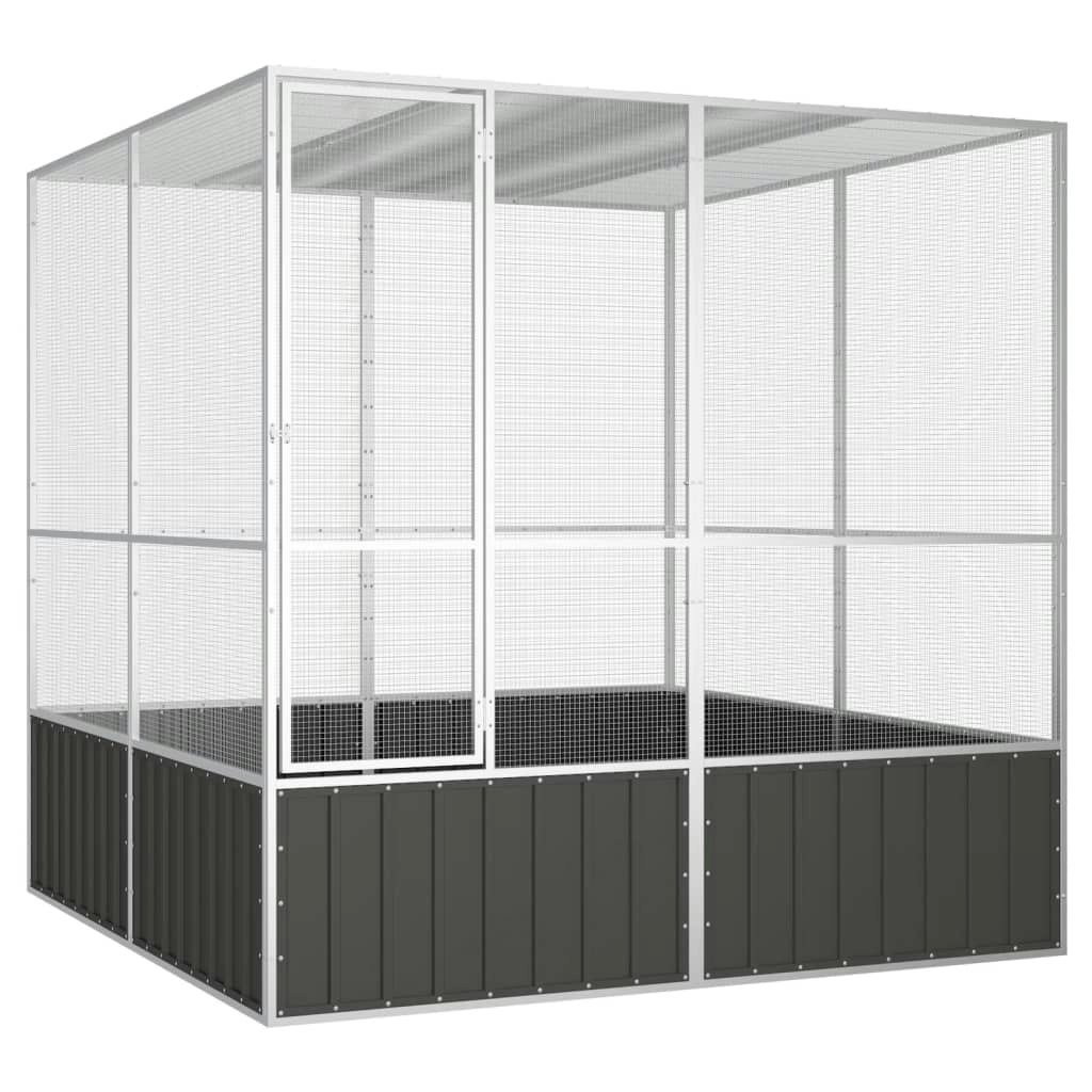 Bird Cage Anthracite 213.5x217.5x211.5 cm Galvanised Steel 171549