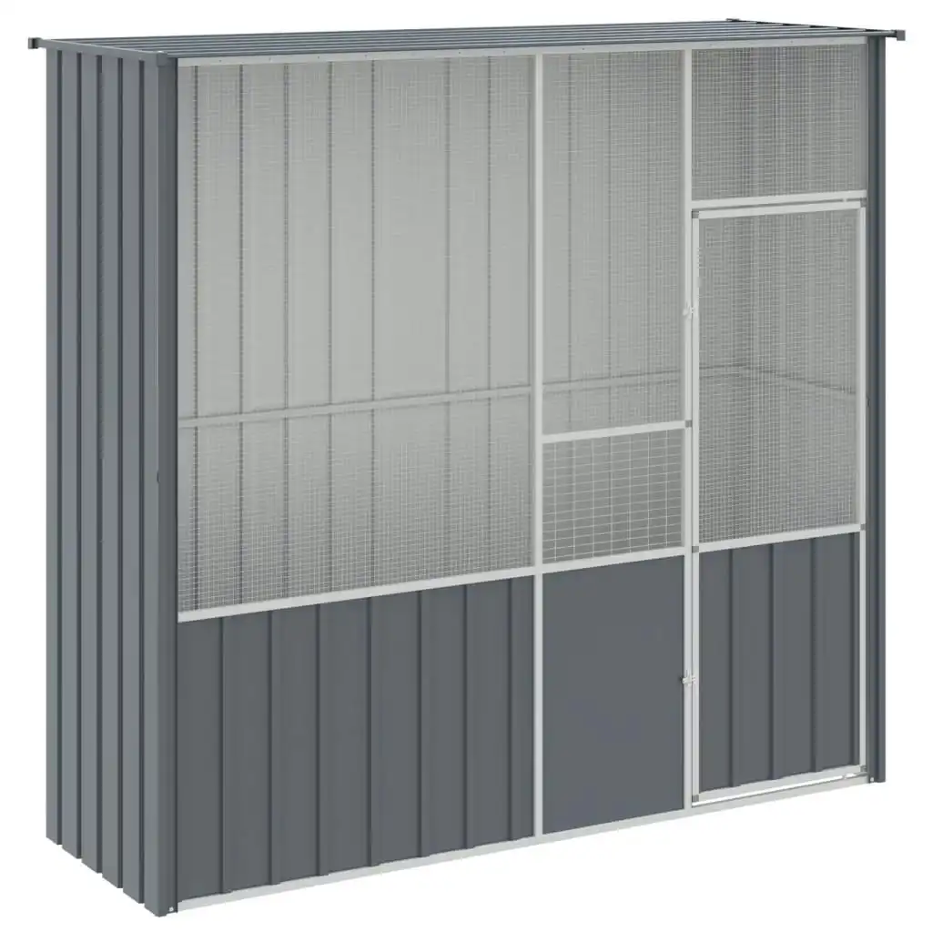 Bird Cage Anthracite 215x78x200 cm Galvanised Steel 172344