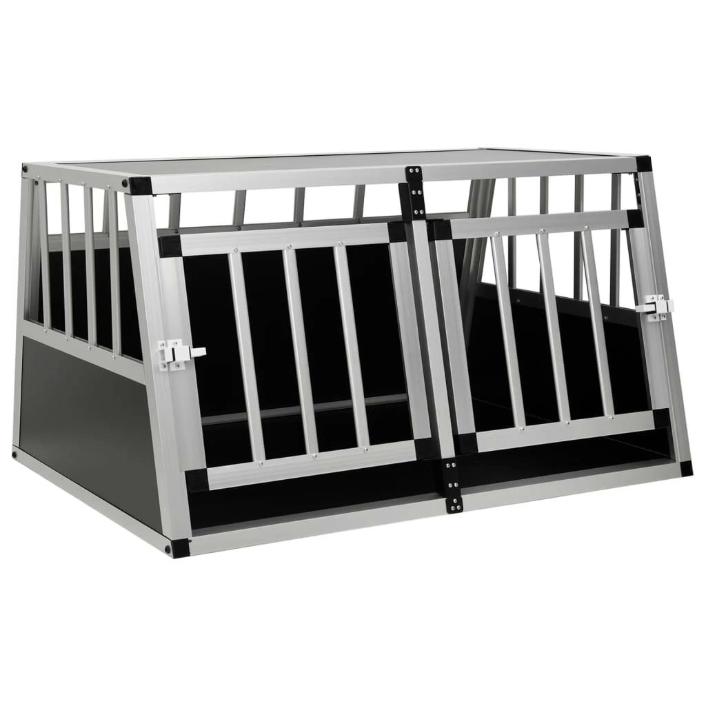 Dog Cage with Double Door 89x69x50 cm 170667