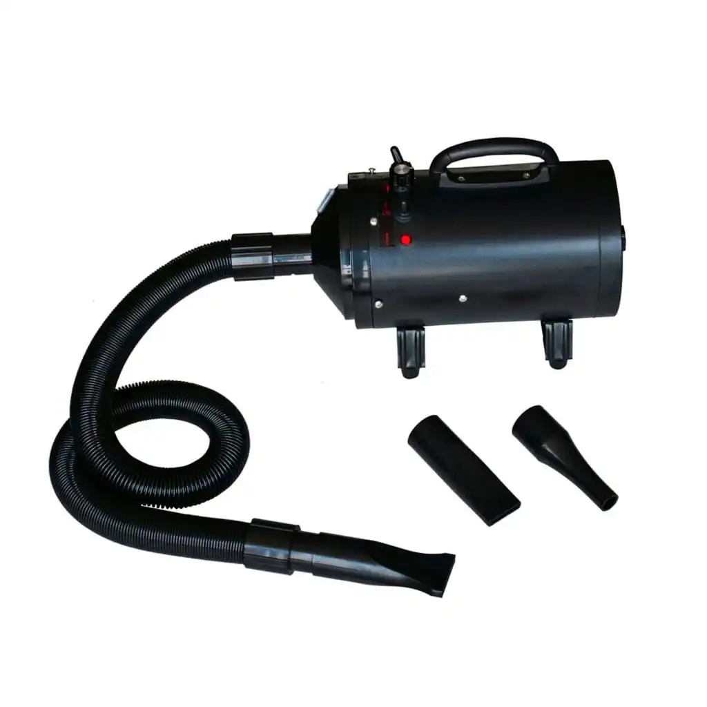 Dog Hair Dryer with 3 Nozzles Black 2400 W 170044