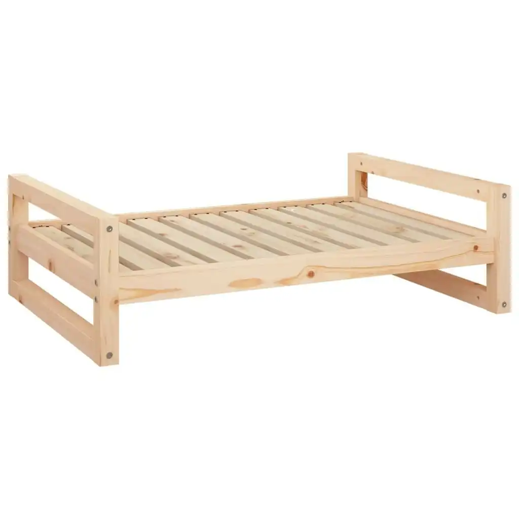 Dog Bed 95.5x65.5x28 cm Solid Pine Wood 821482