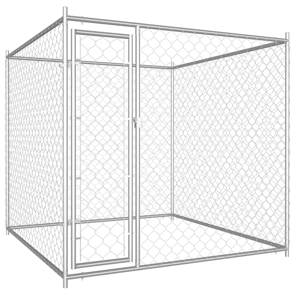 Outdoor Dog Kennel 193x193x185 cm 145027