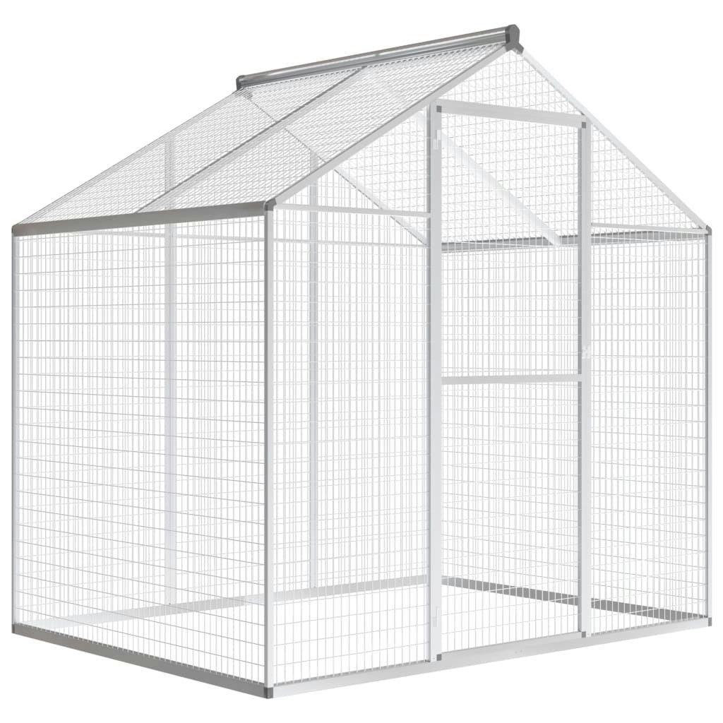 Outdoor Aviary Aluminium 178x122x194 cm 43557