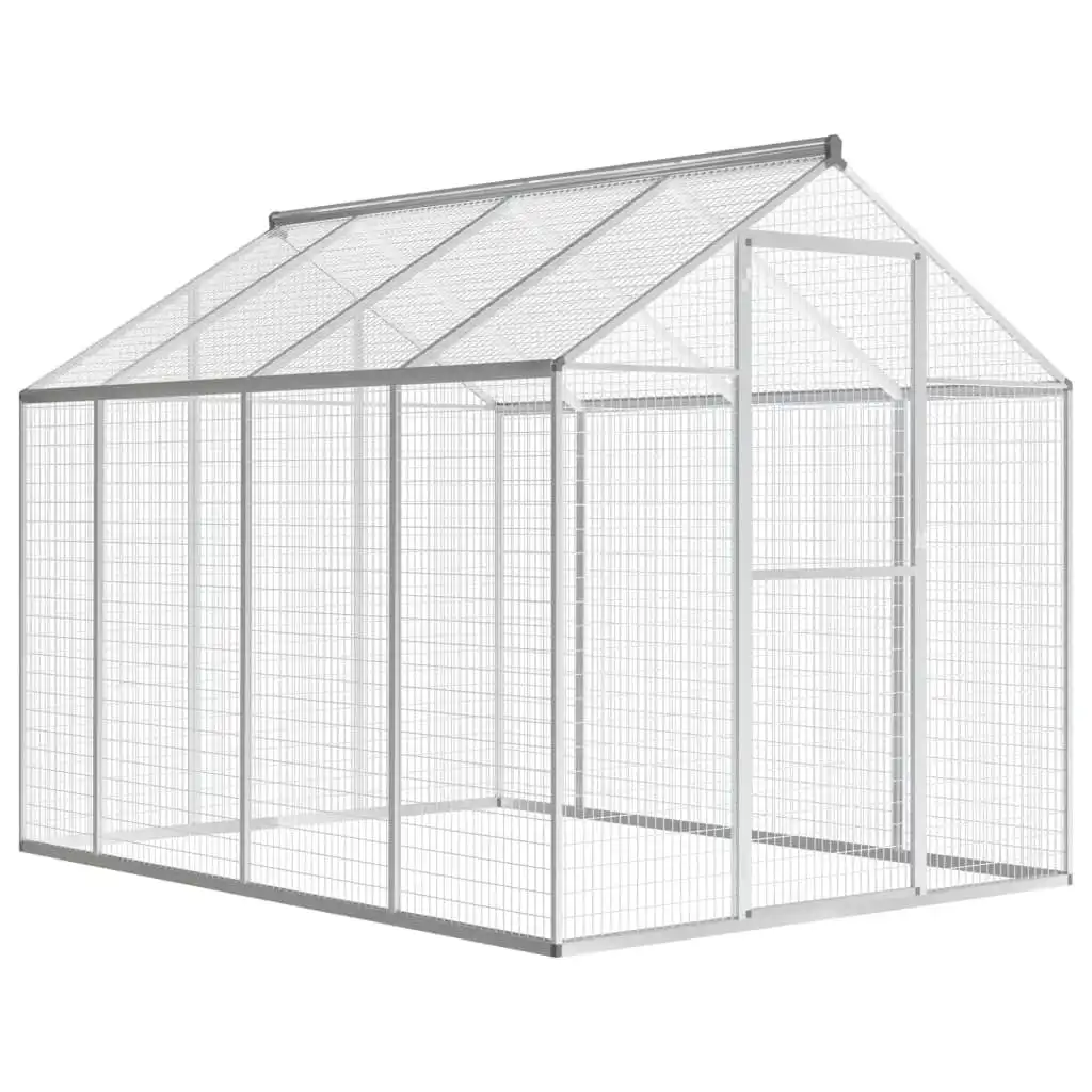 Outdoor Aviary Aluminium 178x242x192 cm 170349