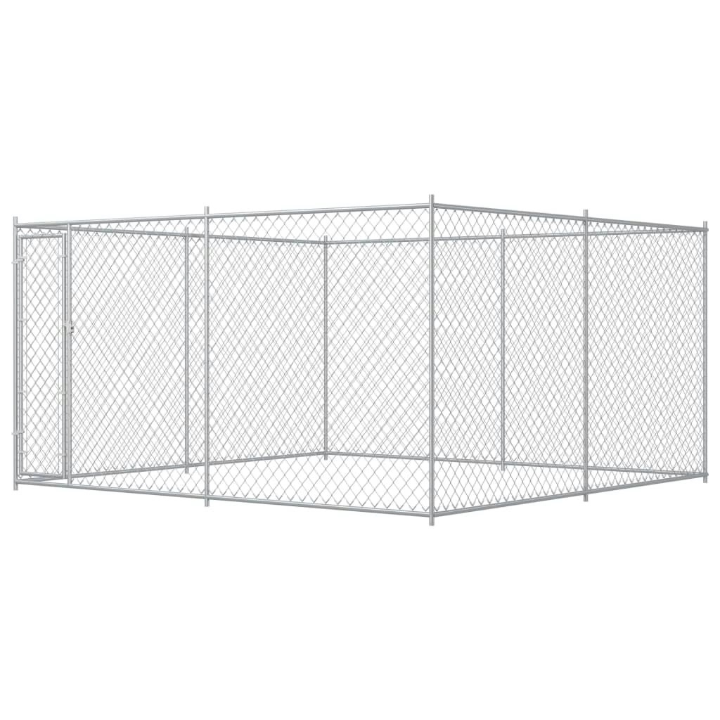 Outdoor Dog Kennel 383x383x185 cm 145028