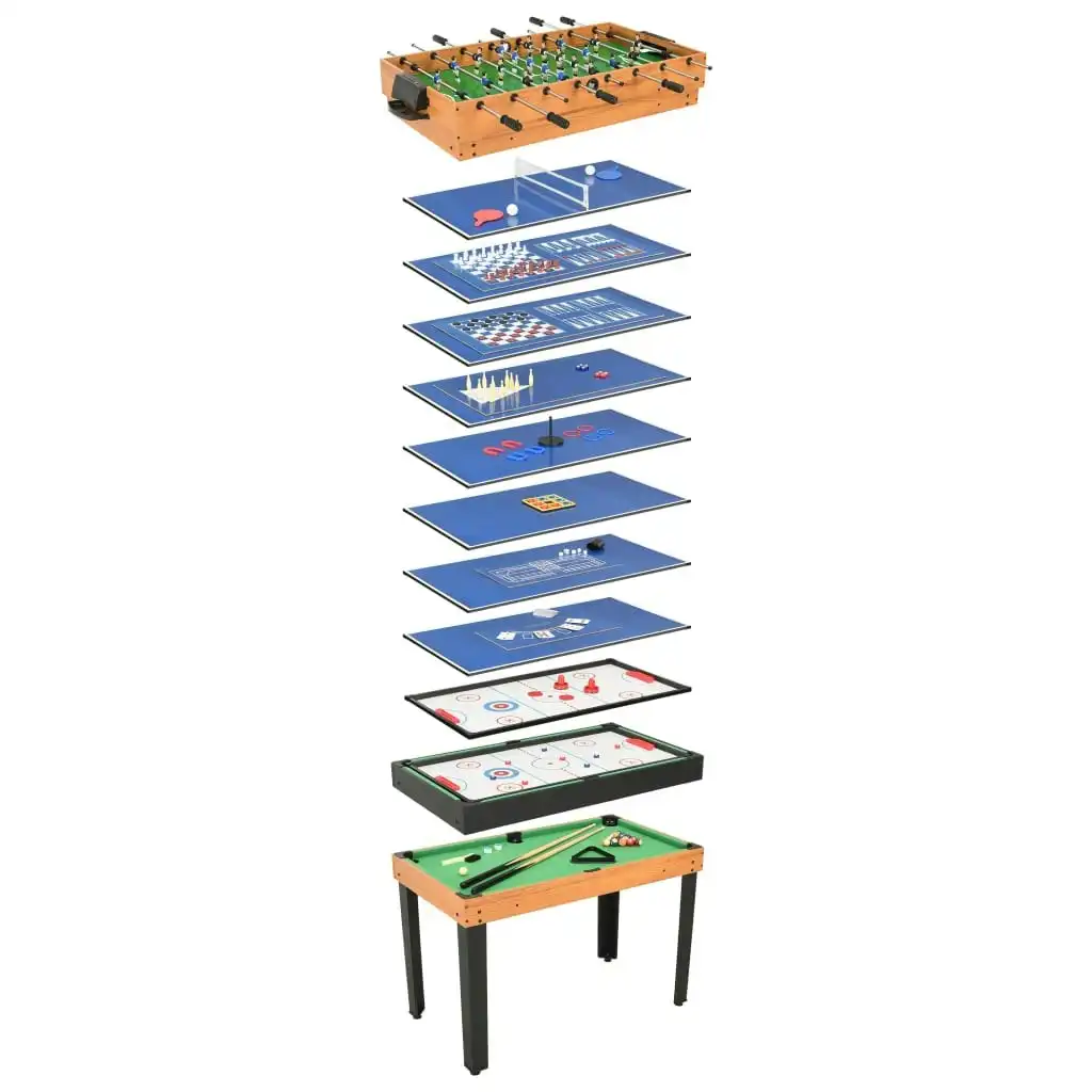 15-in-1 Multi Game Table 121x61x82 cm Maple 91944