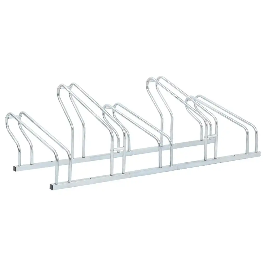 Bicycle Stand for 5 Bikes Floor Freestanding Galvanised Steel 4005576