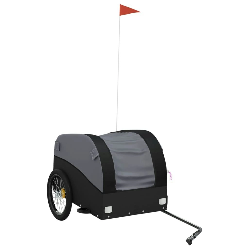 Bike Trailer Black 45 kg Iron 94136