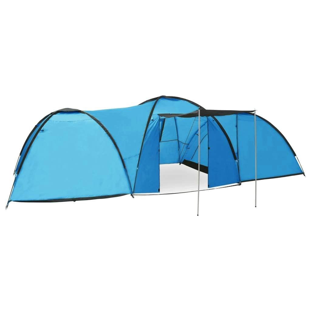 Camping Igloo Tent 650x240x190 cm 8 Person Blue 92230