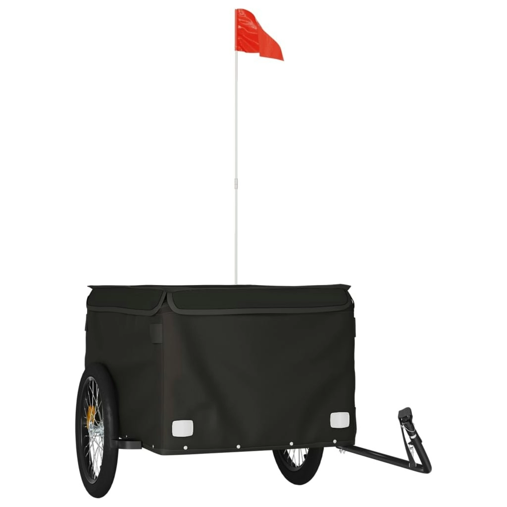 Bike Trailer Black 45 kg Iron 94094