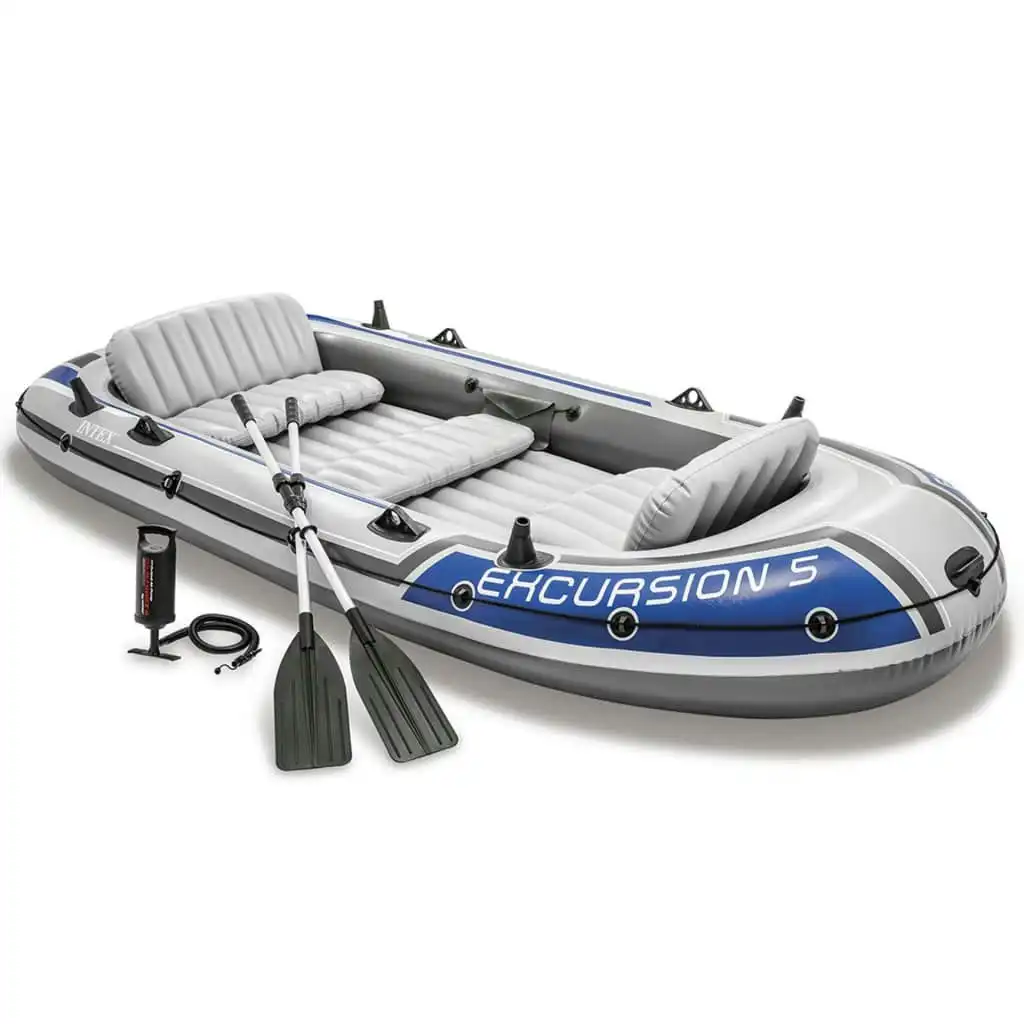 Intex Excursion 5 Set Inflatable Boat with Oars and Pump 68325NP 3202727