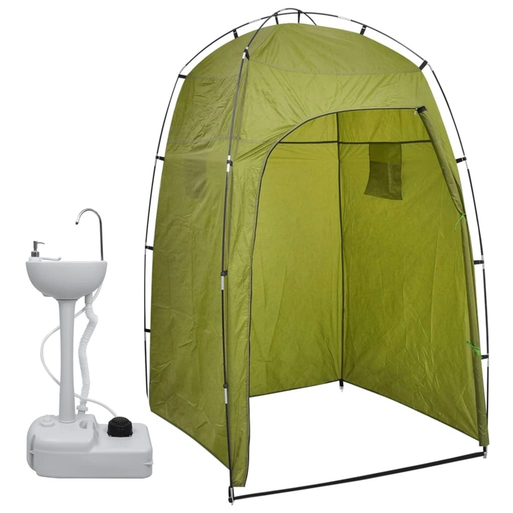 Portable Camping Handwash Stand with Tent 20 L 3081894