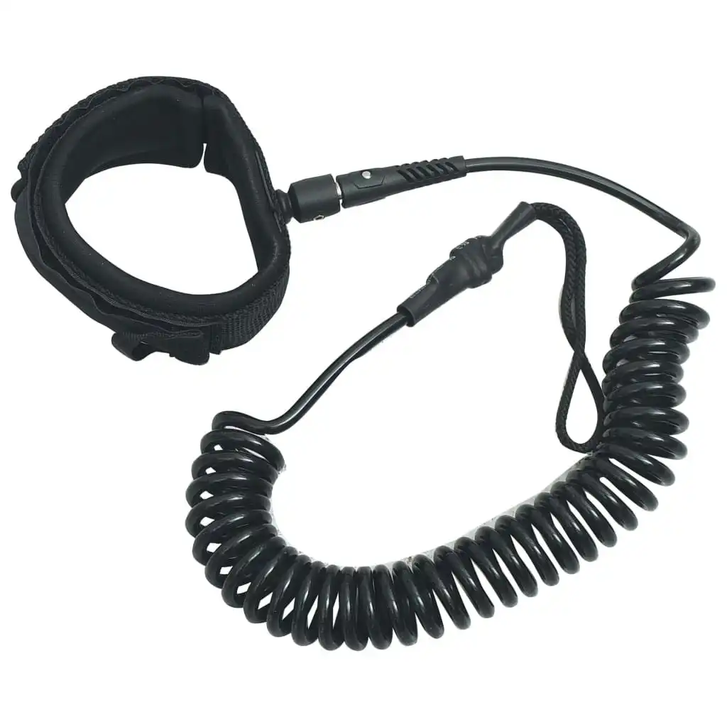 SUP Coiled Leash Black 10 inch 92205