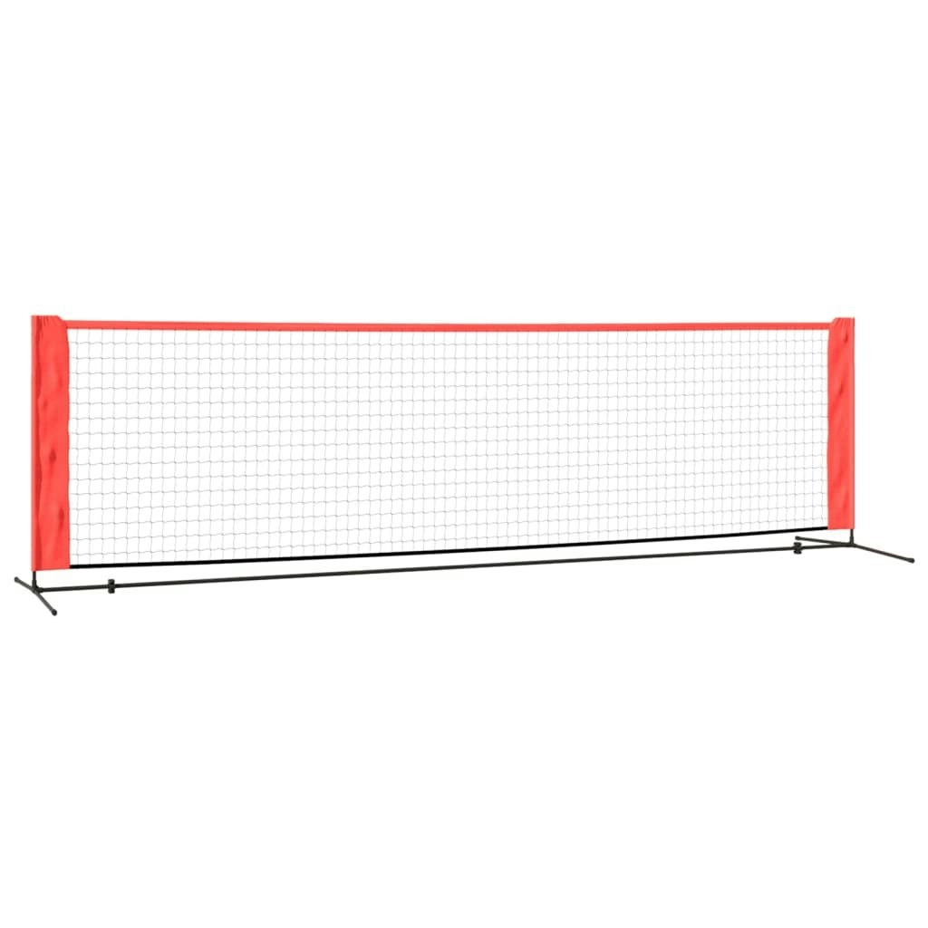 Tennis Net Black and Red 300x100x87 cm Polyester 93756