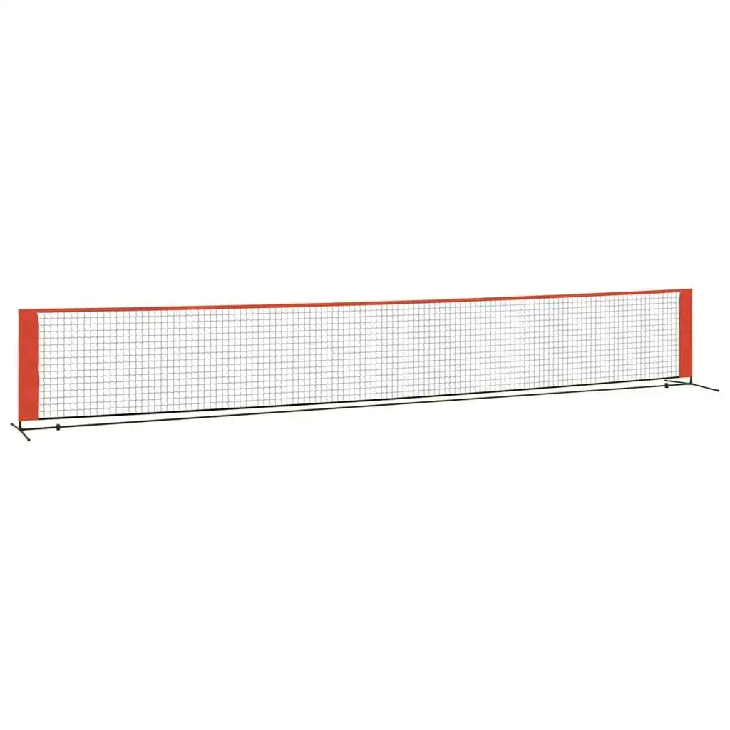 Tennis Net Black and Red 600x100x87 cm Polyester 93759