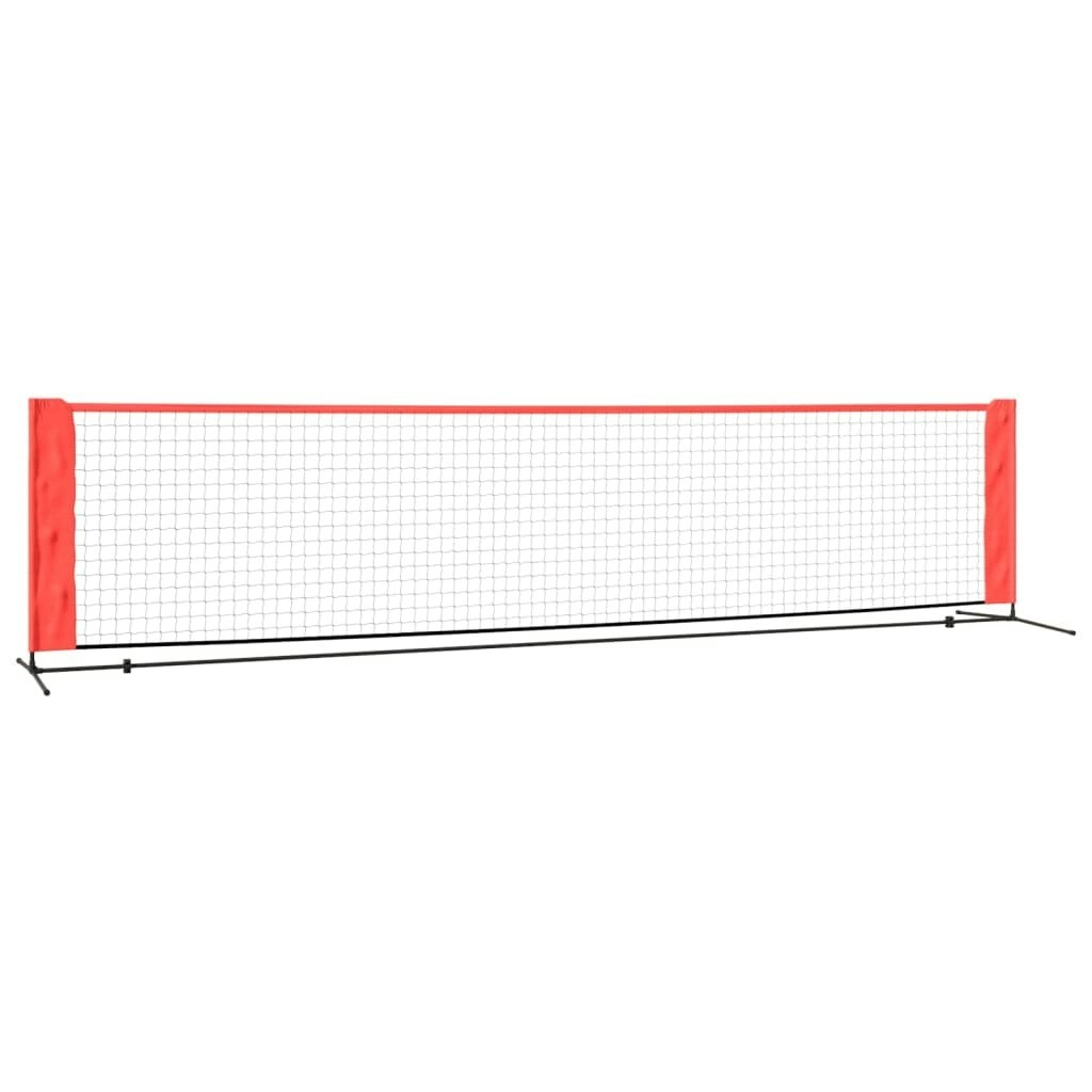 Tennis Net Black and Red 400x100x87 cm Polyester 93757