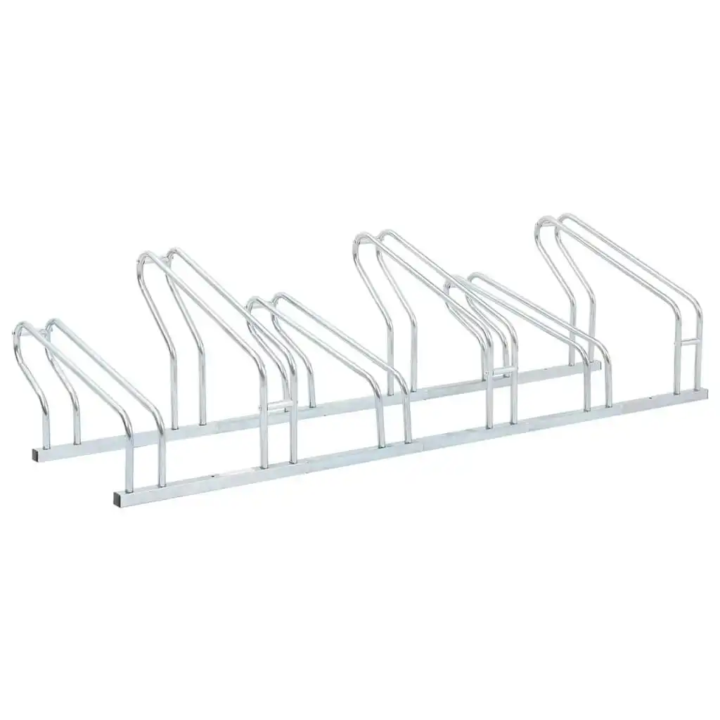 Bicycle Stand for 6 Bikes Floor Freestanding Galvanised Steel 4005577