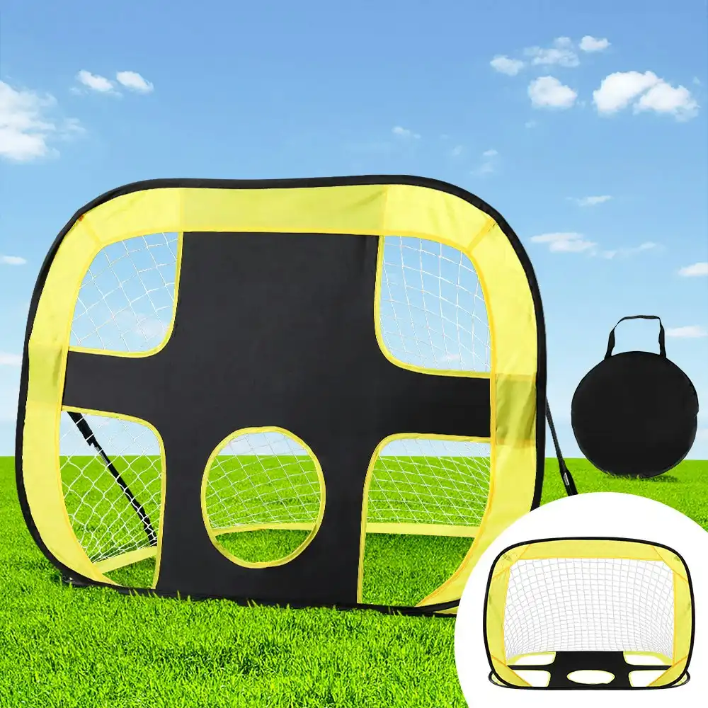 Everfit Portable Football Net Soccer Goal Rebound Target Hitter Training