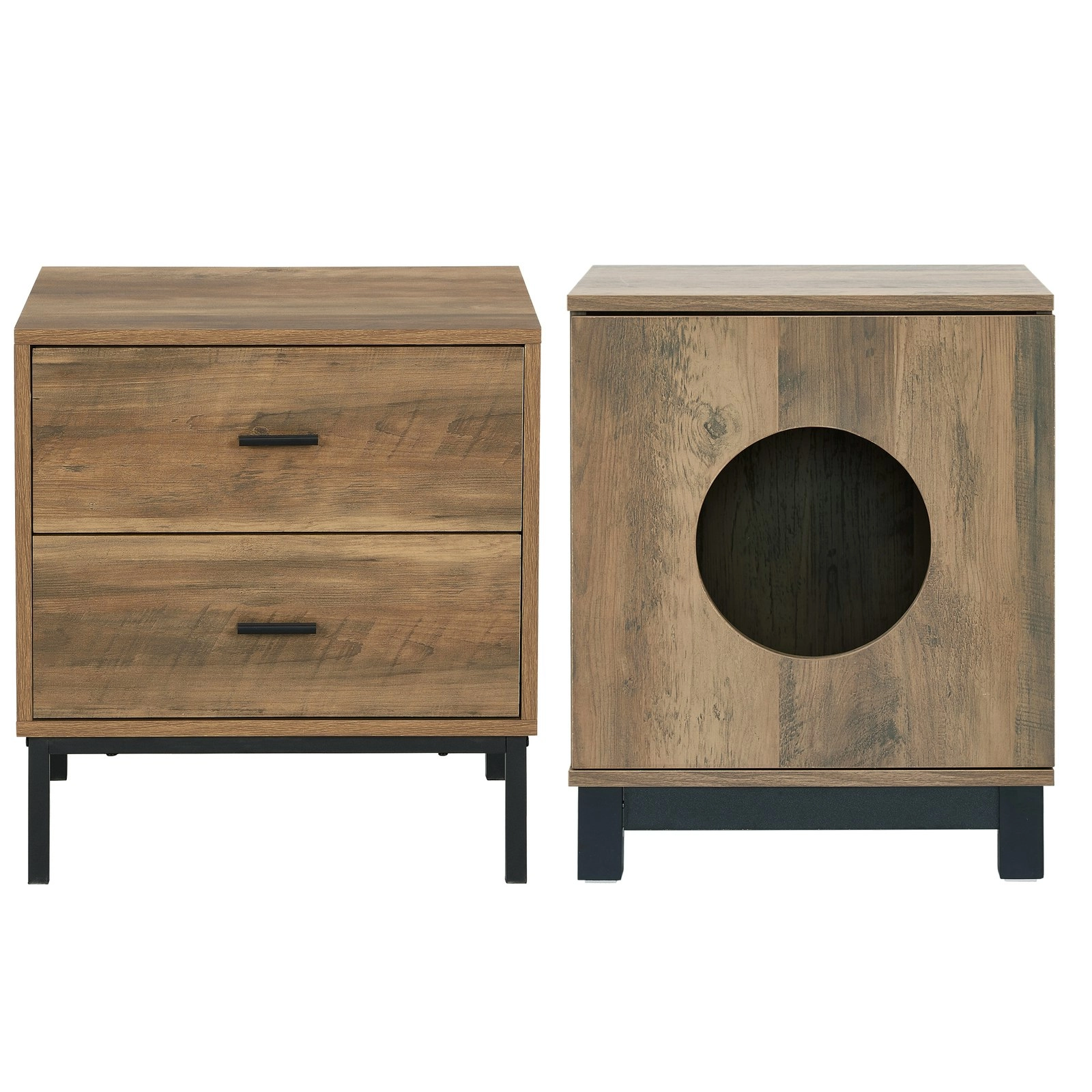 Bronx Beside Table + Pet End Tables