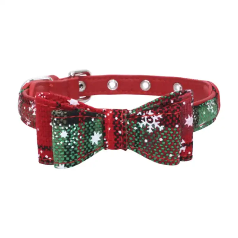 2 x Christmas Pattern Small Medium Breed Dog Cat Puppy Adjustable Collars