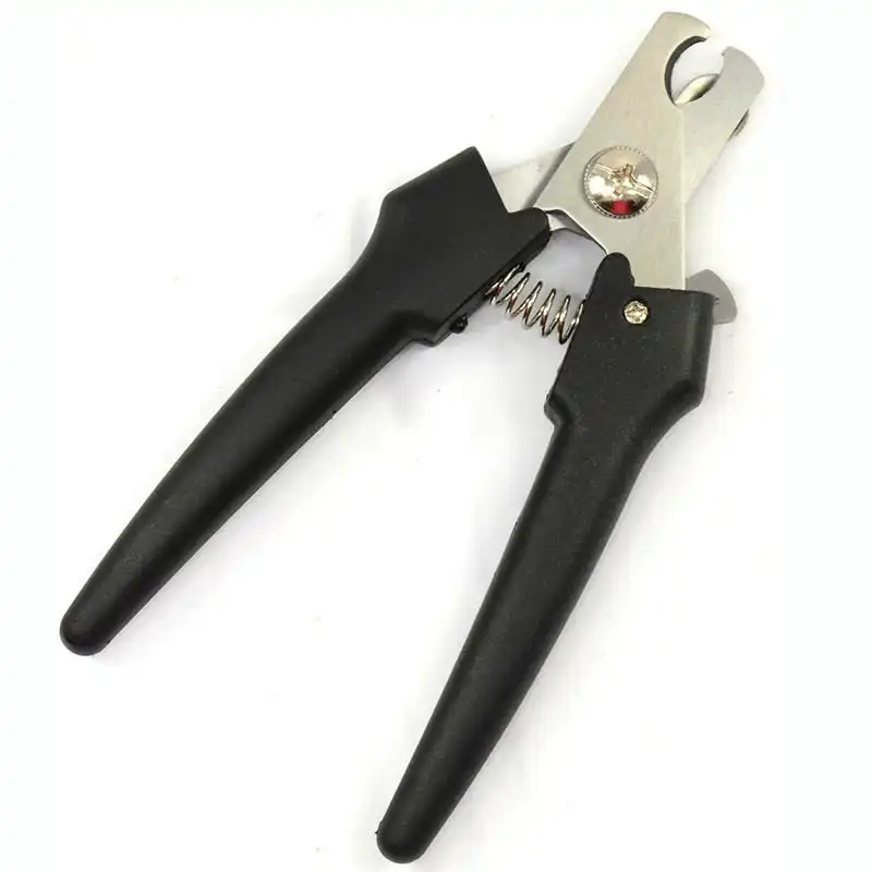 2 x Dog Cat Pet Nail Clipper Grooming Shears Scissors Ergonomic Black