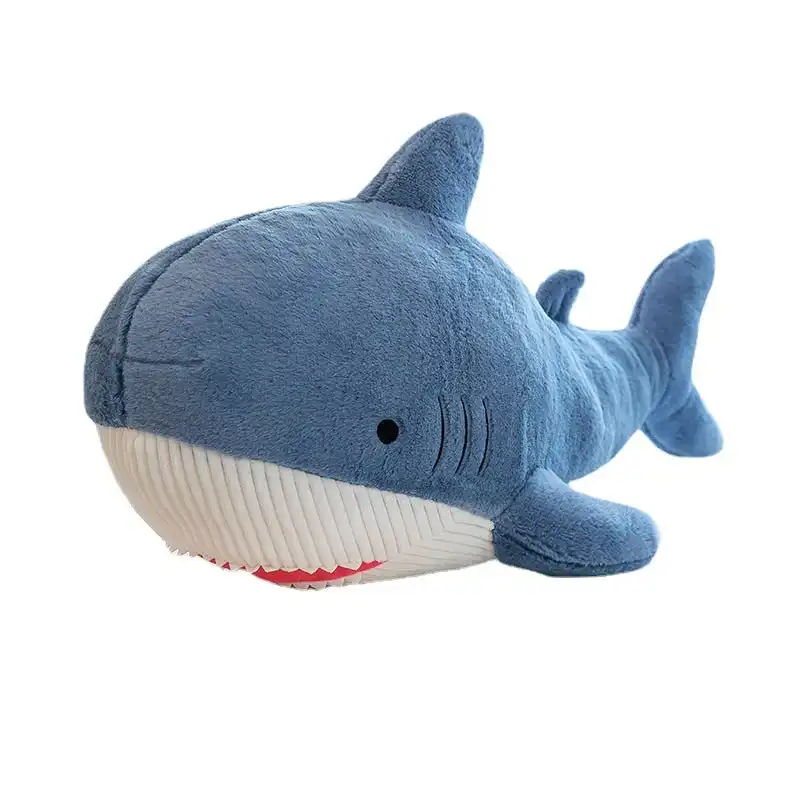 Super Soft Cute Blue Shark Plush Toy Large sizes 90cm 120cm 150cm Long