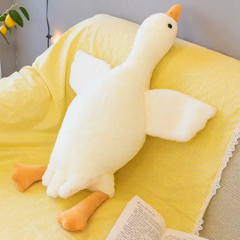 Large Jumbo White Goose Plush Toy 130cm 160cm 190cm Long